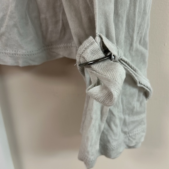 White Crow Long Sleeves Top with Tie Sleeves - Picture 4 of 7